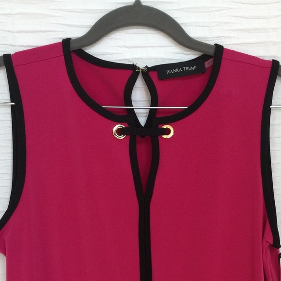 Ivanka Trump Pink Sleeveless Blouse - Picture 3 of 8